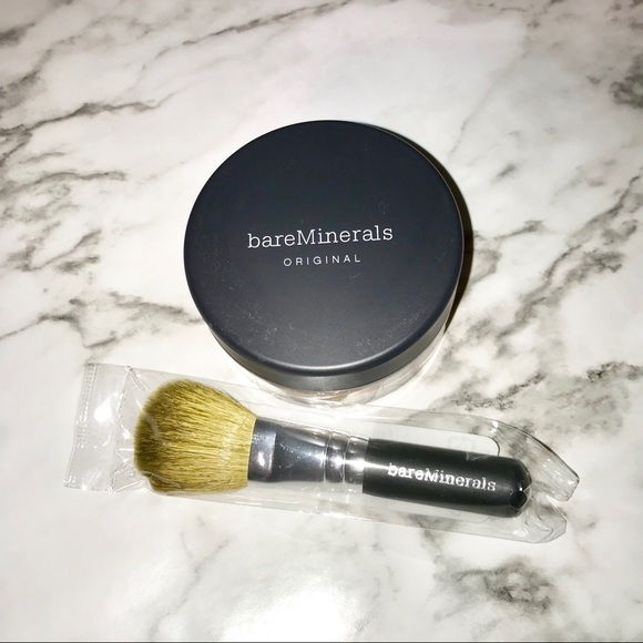 bareMinerals Other - bareMinerals Matte Foundation & Mini Brush Bundle